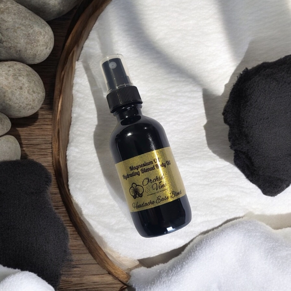 New! Pain Ease Magnesium Dry Oil Orchid & Vine Skin Skin Nutrition - Picture 3 of 5